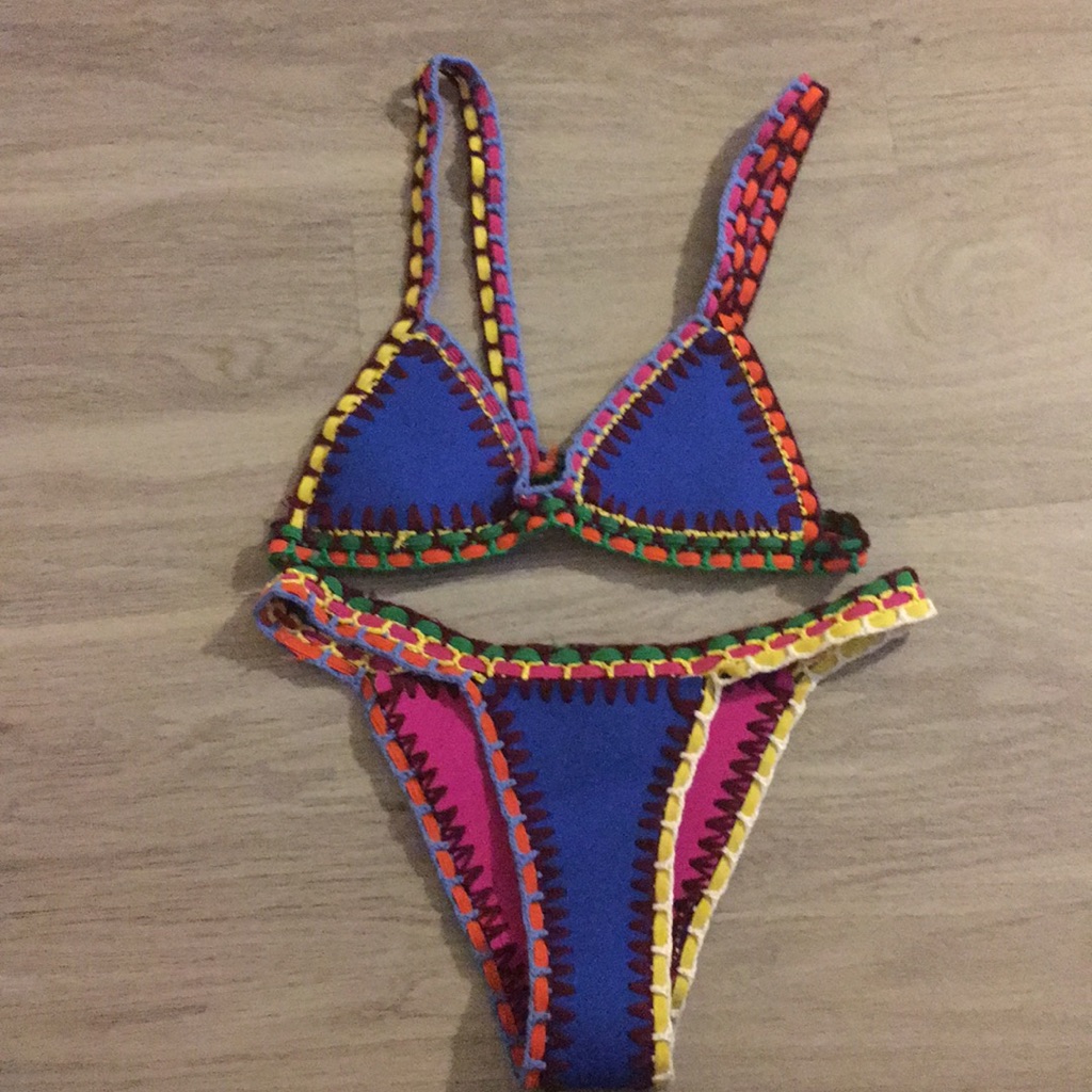 Reversible Multi Colored Bikini